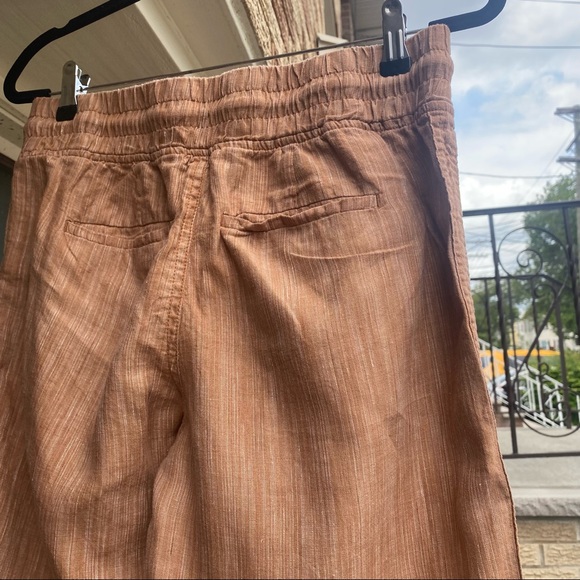 Cabo Tan Linen Wide Leg Pant 6 - Picture 14 of 16